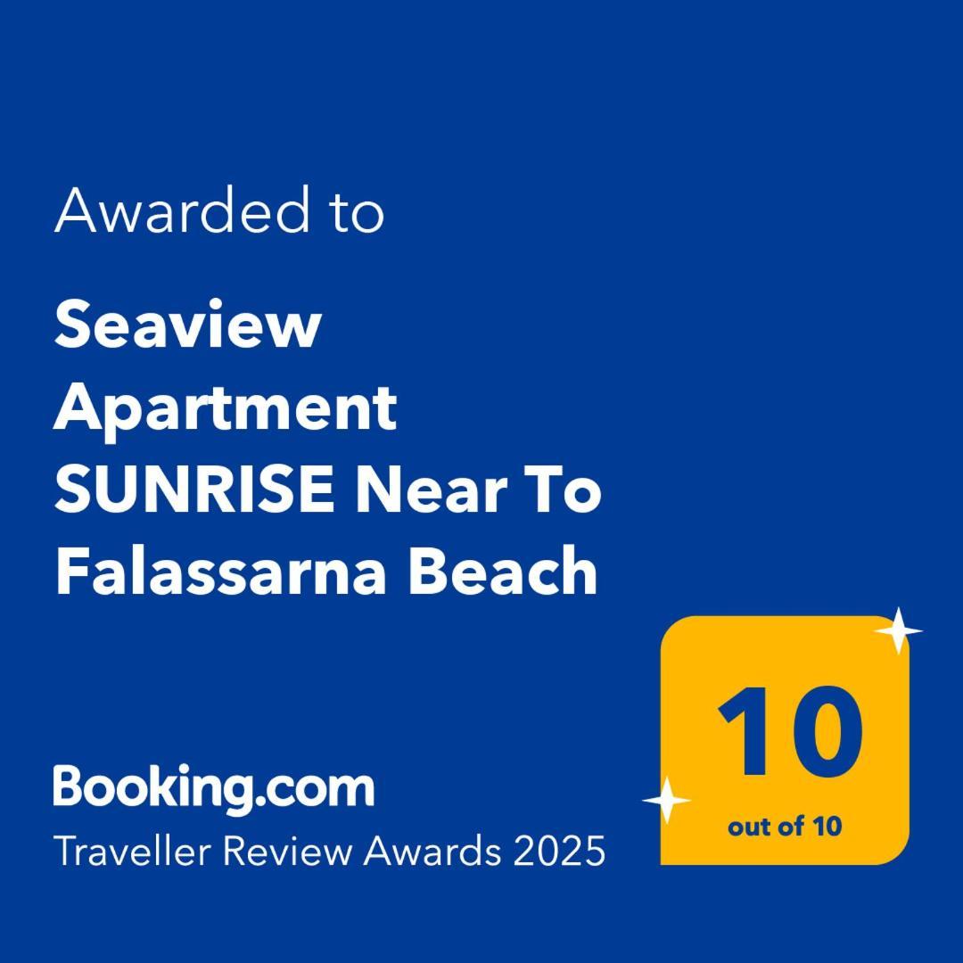 Seaview Apartment Sunrise Near To Falassarna Beach Kolymbari Exterior photo